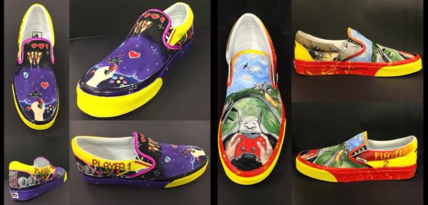 Off The Wall Themed Shoes2017.2018